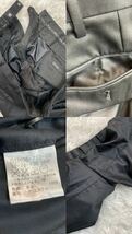 【希少!!!】BURBERRY BLACK LABEL バーバリーブラックレーベル スリーピース セットアップ スーツ 裏地ロゴ 羊毛 ブラック メンズ_画像8