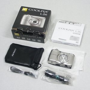 (0103)　ニコン　NIKON　COOLPIX　L26　デジタル　カメラ　動作ok　(送料無料)