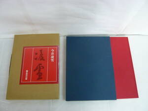 浜/教育出版/今井凌雪/『凌雪』/書道本/初本/作品集/2003年度出版/書法研究雪心会会長/筑波大学/造形芸術/文化作品/ケース有★祭1.18-083★