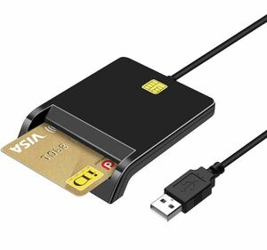 ICカードリーダー マイナンバーカード対応 カードリーダー e-Tax対応 icカードリーダーライタ 接触型 USBタイプ 