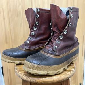 1980年代　chippewa チペワ　ガムシューズ　10M 28cm 黒タグ