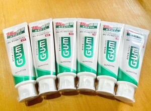 ☆定価2,508円分☆ GUM デンタルペースト 120g+増量15g 6個