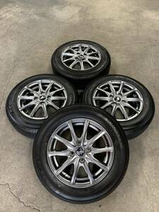 【タイヤ＆ホイールセット】14インチ マナレイ EURO SPEED ★ 165/70R14 ヨコハマ ECOS ES31【S14-14】