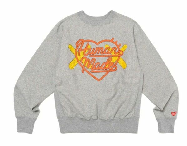 HUMAN MADE x KAWS Made Sweatshirt "Gray"　Lサイズ