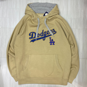 米国老舗ブランド 【3XL】 Antigua アンティグア MLB ロサンゼルス ドジャース LA Dodgers パーカー VICTORY ベージュ 大谷翔平 山本由伸