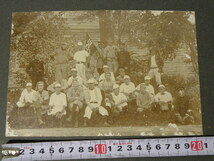 56 戦前 野球 Y.C.A.C 選手 写真 / 明治 ベースボール カード 日米野球 古写真 _画像10