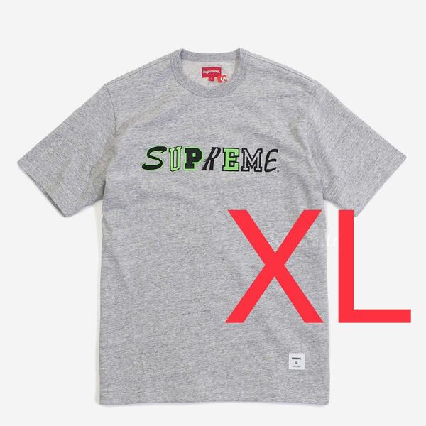 Supreme Collage Logo S/S Top Tee Heather Grey XLサイズ シュプリーム コラージュ ロゴ Tシャツ ヘザーグレー Box ボックス