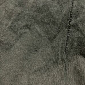 アバクロンビー&フィッチAbercrombie & Fitch ビンテージ加工ワッペン 刺繍TシャツM 袖裾シングルステッチの画像10