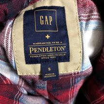 GAP PENDLETON ギャップ ペンドルトンHOODED FATIGUE JACKET ファティーグジャケットS裏ボア_画像5