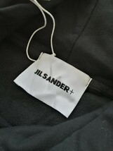 ☆新品未使用★JIL SANDER＋　ジルサンダープラス　フロントロゴ　パーカー　サイズM　ブラック　黒 　_画像4