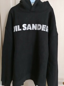 ☆新品未使用☆JIL SANDER　ジルサンダー　フロントロゴ　リフレクターロゴ　ARC'TERYXパーカー　サイズM　ブラック　黒 　