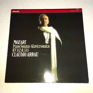 PHILIPS クラウディオ・アラウ(P) モーツァルト:ピアノソナタ第12＆13番 DIGITAL 1985年録音 オリジナル盤