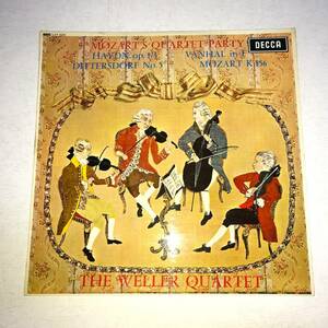 DECCA 英盤 LXT-6331 ウェラー四重奏団 MOZART'S QUARTET PARTY モノラル初出盤