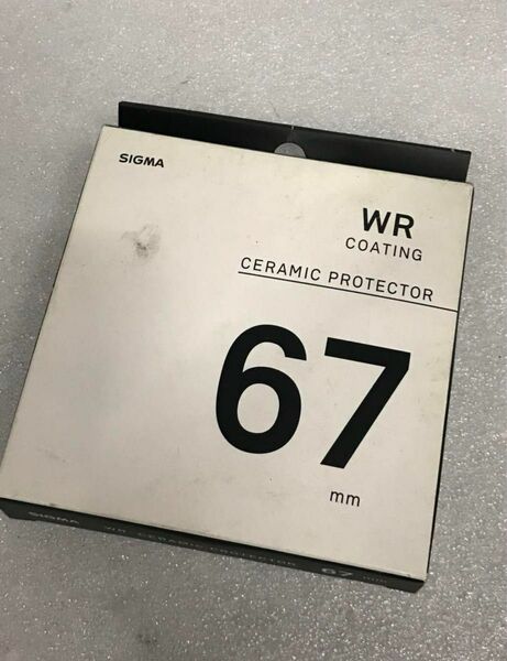 未使用 SIGMA シグマ カメラ用フィルター WR CERAMIC 67mm