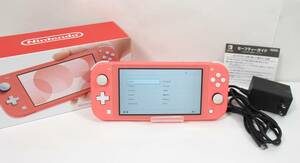 Y6036＃◆中古品◆任天堂 Nintendo Switch Lite スイッチライト HDH-S-PAZAA コーラル