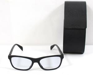 Y6054#◆中古品◆PRADA プラダ サングラス メガネフレーム VRP19P-A ブラック