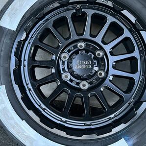 バークレイハードロック リザード 17-6.5 +38 139 6H グッドイヤーNASCAR 215/60R17 ホワイトレター ハイエース ボンゴブローニー4本セットの画像2