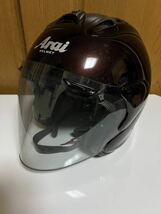 Arai ジェットヘルメット SZ-RAM4 LTD グラスマルーン　サイズXL 中古　美品_画像1