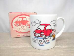 DAIHATSU　ダイハツ　マグカップ　TACHIKICHI CORP． 未使用