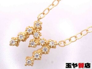 Ожерелье Aker Beauty Diamond Imagine Initial M K18YG Желтое золото