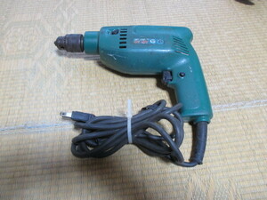 日立電気ドリル10ｍｍ　100Ｖ450w　作動品