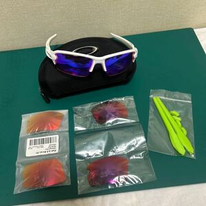 OAKLEY スポーツサングラス flak2.0交換レンズ新品付き　検索用オークリー レンズ 偏光 