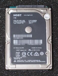 APPLE HDD HTS541010A9E662 HGST 5K1000-1000 TS5SAF100 1TB Mac純正品 #2