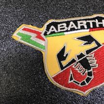 ABARTH アバルト エンブレム アイロンワッペン - エンスー 旧車 レトロ FIAT フィアット - 定形郵便送料無料 sonntagpatches_画像3