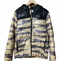 1円スタートBILLIONAIRE BOYS CLUB ビリオネアボーイズクラブ 迷彩ダウンジャケット M メンズ BBC Jacket アウター_画像1