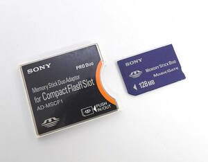 【よろづ屋】SONY AD-MSCF1 コンパクトフラッシュスロット対応 メモリースティックデュオ アダプター CFカード MemorStick Duo Adaptor