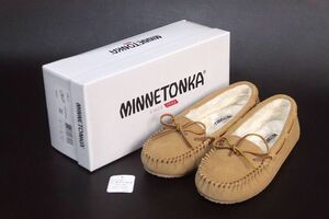 ミネトンカ レディース モカシン キャリー フラットシューズ シナモン 25cm MINNETONKA CALLY Ⅱ