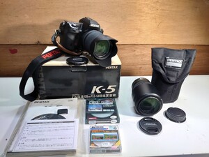 PENTAX・カメラ・K-5・レンズ55-300・取説・まとめ売り・ペンタックス・カメラ・一眼レフ・デジタルカメラ・