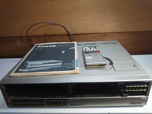 SONY・ベータビデオデッキ・SL-HF77・リモコン-取扱説明書付き・ ソニー・Betamax・hi-fi・当時品・コレクション