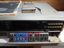 SONY・ベータビデオデッキ・SL-HF77・リモコン-取扱説明書付き・ ソニー・Betamax・hi-fi・当時品・コレクション_画像4