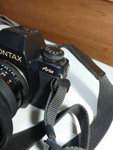 カメラ・CONTAXーAria・ 一眼レフ・ フィルムカメラ・古いカメラ・昭和レトロ・コレクション_画像4