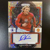 2022-23 Prizm EPL Diego FORLAN Silver Breakaway Autograph Manchester United Auto 直筆サインカード ディエゴ・フォルラン_画像1