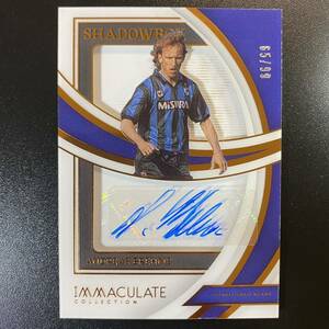 Andreas Brehme 2022-23 Panini Immaculate /99 Inter Milan Autograph 直筆サインカード アンドレアス・ブレーメ