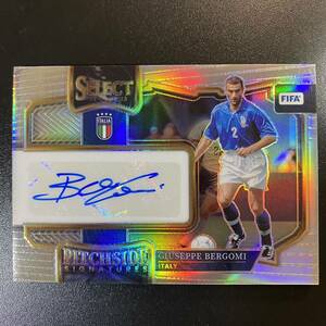 Giuseppe Bergomi 2022-23 Panini Select Pitchside Signatures Auto Prizm 直筆サインカード ジュゼッペ・ベルゴミ