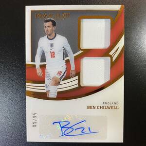 2022-23 Panini Immaculate Collection Dual Swatch Autographs Ben Chilwell Jersey /99 直筆サインカード ベン・チルウェル