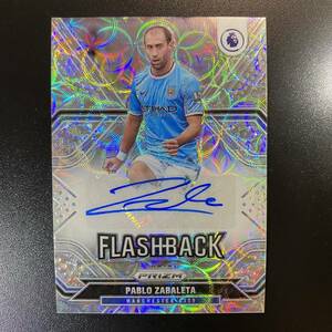 2021-22 Panini Prizm Premier League Pablo Zabaleta Flashback Auto Choice Manchester City 直筆サインカード パブロ・サバレタ