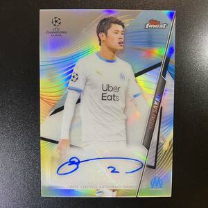 2020-21 Topps Finest UEFA Champions Soccer Hiroki Sakai Refractor Auto 直筆サインカード 酒井宏樹