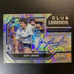 Gary Lineker 2021-22 Prizm PREMIER LEAGUE Choice Club Legend Auto 直筆サインカード ゲーリー・リネカー