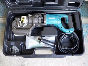 Kらま9471 makita/マキタ 電動パンチャー PP201 収納ケース・パンチダイス付 電動工具 穴あけ 電動油圧パンチャー 金属加工