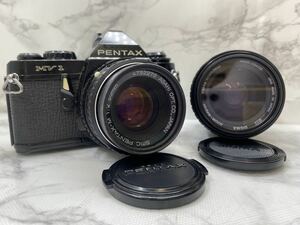 40831【自宅保管品】PENTAX MV1 ペンタックス 一眼レフフィルムカメラ レンズ2個付 SMC PENTAX-M 1:2 50mm/SIGMA 1:2.8~4 f=35~70mm