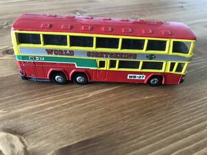 41799　ヨネザワ YONEZAWA TOYS WB-27 バス 二階建てバス WORLD SIGHT SEEING　ミニカー　玩具
