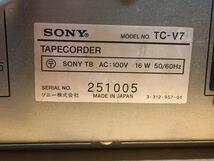 38156) SONY ソニー PS-FL77 ST-V5 TA-V7 SEH-V5 TC-V7 レコードプレーヤー アンプ チューナー セット 通電のみ確認_画像9