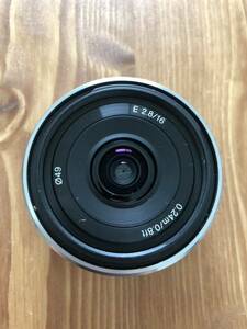 38574　SONY　レンズ　E-mount　SEL16F28