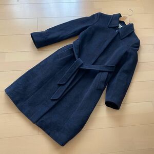 AZEY-LE アゼル　ロングコート Mサイズ アンゴラ ウール 毛　日本製