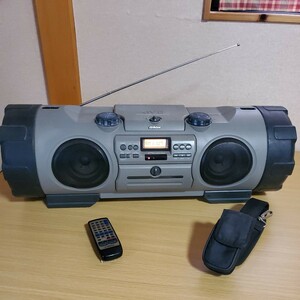 JVC RV-X70 ビクター CDラジカセ POWERED WOOFER CD SYSTEM ドラムカン 97年製◆現状品