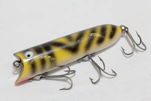 超希少カラー オールド ヘドン ラッキー13 YTG 縦割れ スプレーアイ Heddon Lucky13 ノーバイト ダーター 